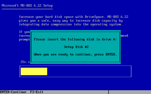 Ms-dos 6.22 disk images